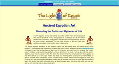 Desktop Screenshot of light-of-egypt.co.uk