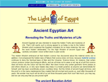 Tablet Screenshot of light-of-egypt.co.uk